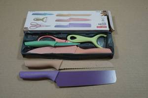 lot 177 image: Evdrtverh 6-Piece Kitchen Knife Set