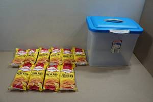 lot 199 image: 10 Louisiana New Orleans Style Fish Fry Breading Mix