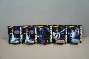 lot 224 image: Hot Wheels Premium Cars - Star Wars - Card Error