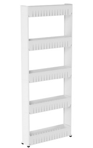 lot 35 image: Slim Rolling 5-Tier Cart