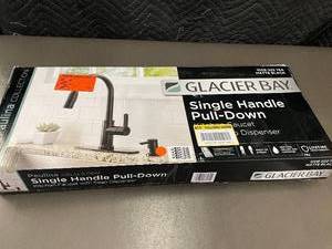 Glacier Bay Paulina Single-Handle Pull-Down Kitchen Faucet with Soap Dispenser