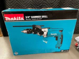 Makita 3/4" Hammer Drill - Corded with Case & Original Box