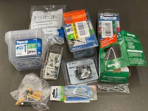 Tapcon Concrete Screws 316 x 1-14 in (25 pc) & SPAX Decking Screws & Grisham Spacers