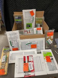 Vent Covers - White HVAC Grilles Assorted Sizes