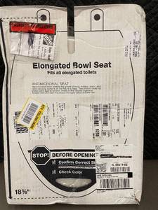 KOHLER Elongated Toilet Seat - Antimicrobial, Fits All Elongated Toilets
