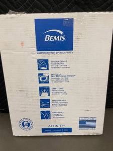 Bemis Affinity Round Toilet Seat - 16.5 in  42 cm - Whisper-Close