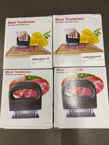 Meat Tenderizer X004BZ13KH - 48-Blades with Safety Lock - 4 Boxes