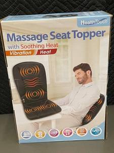 HealthTouch Massage Seat Topper - Soothing Heat & Vibration