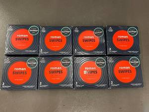 NH 1 - Roman Swipes 4% Benzocaine - 16 Wipes (8 Boxes)