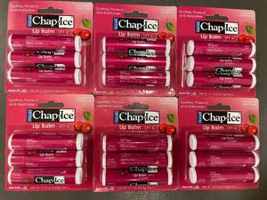 Chap Ice Lip Balm SPF 4 Cherry - 6-Pack
