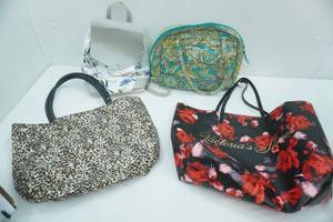 lot 8 image: Womens Bags & Totes. NEWLIKE NEW. 4ct. Victoria Secret & more