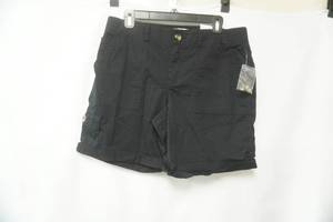 lot 75 image: NWT Sonoma Womens Black Bermuda Shorts Size 12