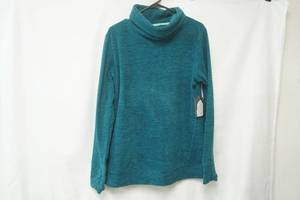 lot 88 image: NWT Tek Gear Womens Turquoise Cowl Neck Sweater. Size L