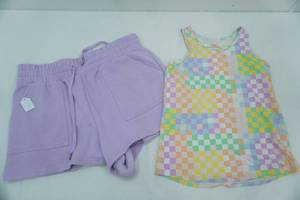 lot 89 image: New Victorias Secret Womens Sweat Shorts Size L Cat & Jack Tank Top Kids XL