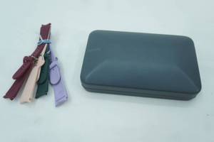 lot 175 image: Silicone Apple Watch Band Set of 5 wJewelry Case