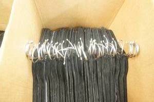 lot 180 image: Black Velvet Hangers (non-slip) FULL BOX