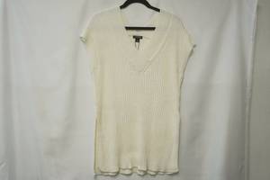 lot 215 image: NWT Karen Millen Size M. Ivory Knit top