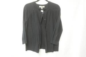 lot 220 image: Loft Size L Black Cardigan