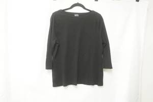 lot 229 image: Croft & Barrow Size L, black 34 sleeve black blouse