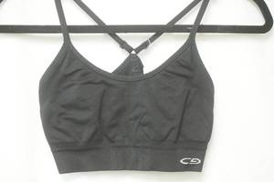 lot 254 image: Champion Black Sports Bra Size S