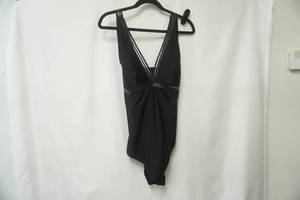 lot 263 image: NWT Torrid Black One-Piece Swimsuit. Size 2X (18-20)
