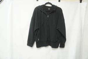 lot 356 image: Old Navy Active Black Zip-Up Sweatshirt Size L