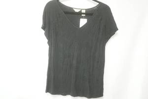 lot 377 image: J. Jill Embroidered Black Blouse (no size-sm)