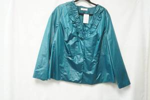 lot 427 image: CJ Banks Shiny Ruffled Blazer