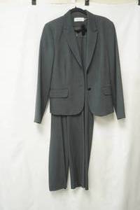 lot 576 image: Calvin Klein Size Dark Grey Blazer (sz 14) & Dress Pants (sz 12) (pants suit)