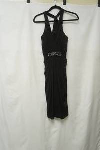 lot 578 image: London Time Size 8 black evening dress