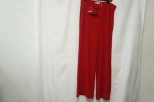 lot 605 image: NWT Nanette Lepore Size 10. Red Slacks
