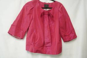 lot 634 image: NWT BR Monogram Collection Bright Pink Jacket w2 different ties