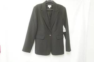 lot 635 image: NWT Nine West Size 14 Black Blazer