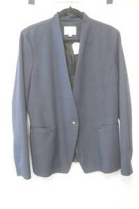 lot 641 image: Loft Size 12 Navy Blue Blazer