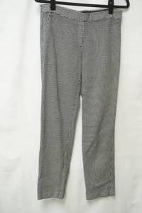 lot 664 image: j. jill size 6 black & White checkered slacks