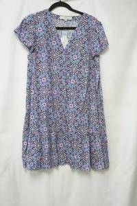 lot 708 image: NWT Loft Blue Flowered dress size PL