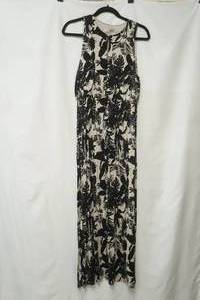 lot 712 image: Loft Maxi Dress black white size sleeveless