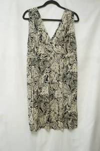 lot 747 image: NWT Loft Black print dress size L