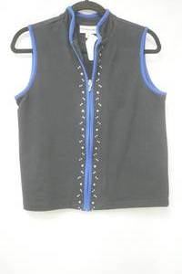 lot 798 image: Brecken ridge Black  blue vest  size ps