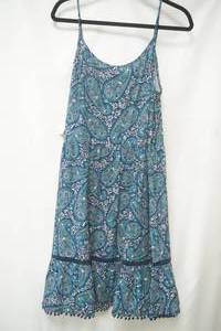 lot 801 image: NWT Old Navy sundress blue paisley print size L