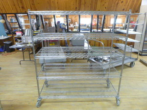 lot 16 image: 5-Tier Wire Shelving