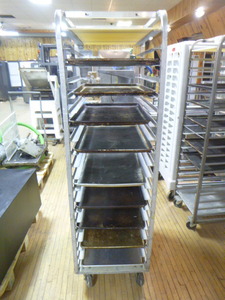 lot 20 image: Aluminum Full Size Sheet Pan Rack