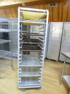 lot 22 image: Aluminum Full Size Sheet Pan Rack
