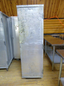lot 23 image: McGlynn Aluminum Bakery Cabinet