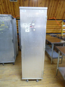 lot 24 image: McGlynn Aluminum Bakery Cabinet