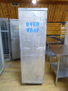 lot 25 image: McGlynn Aluminum Bakery Cabinet