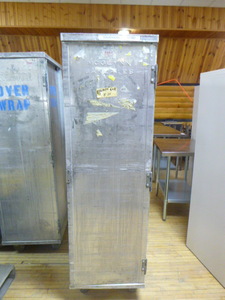 lot 26 image: McGlynn Aluminum Bakery Cabinet