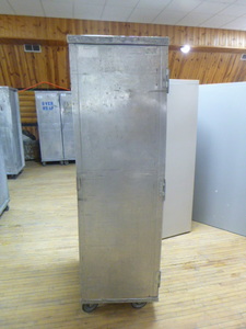 lot 27 image: McGlynn Aluminum Bakery Cabinet