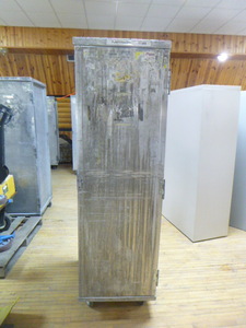lot 28 image: McGlynn Aluminum Bakery Cabinet