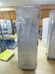 lot 33 image: McGlynn Aluminum Bakery Cabinet